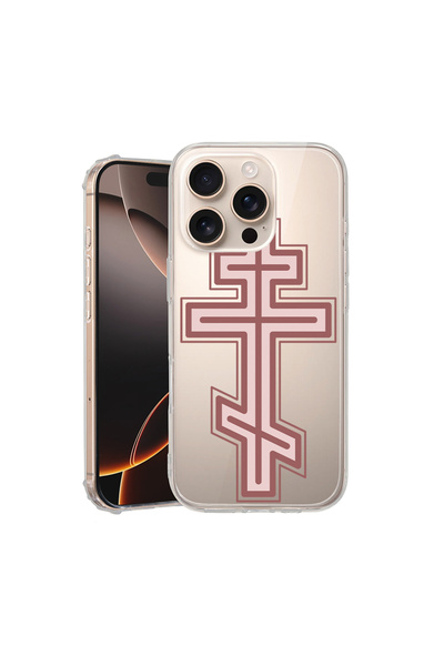 bestcase Αντικραδασμική θήκη πλάτης για Apple iPhone 16 Pro, κλασική σταυρωτή...