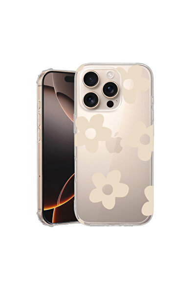 bestcase Carcasă spate antișoc pentru Apple iPhone 16 Pro Max, Retro Daisy, A...