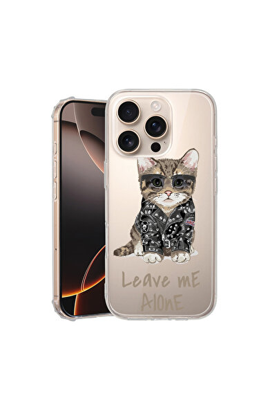 bestcase Carcasă spate antișoc pentru Apple iPhone 16 Pro Max, Leave Me Alone...