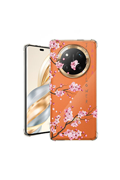 bestcase Αντικραδασμική θήκη πίσω μέρους για Honor Magic7 Lite, άνθος κερασιά...