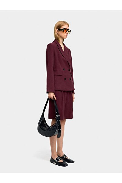 PARFOIS Pileli Bermuda Şort