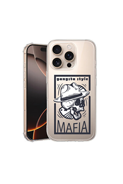 bestcase Αντικραδασμική θήκη πλάτης για Apple iPhone 16 Pro, Gangsta Life, AS...