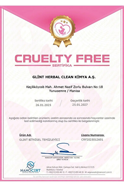 GLİNT 6 Adet Çok Amaçlı Temizleyici Leke Çıkarıcı - Yağ Çözücü 1 Litre