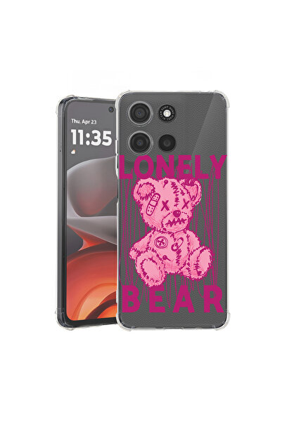 bestcase Carcasă spate antișoc pentru Motorola Moto G15, Teddy Bear Lonely, 1...