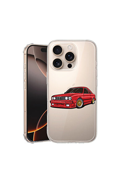 bestcase Carcasă spate antișoc pentru Apple iPhone 16 Pro, Mașină clasică, AS...