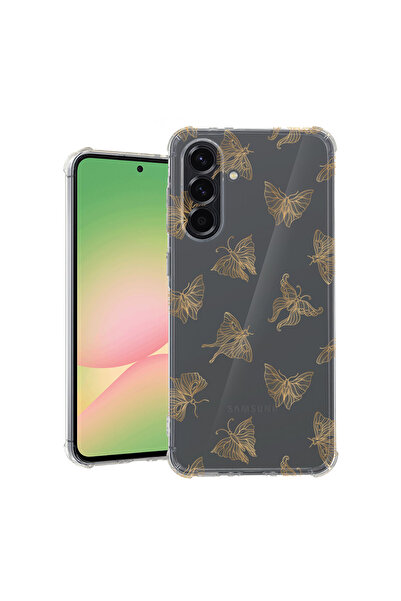 bestcase Carcasă spate antișoc pentru Samsung Galaxy M16 5G, fluture auriu, 1...