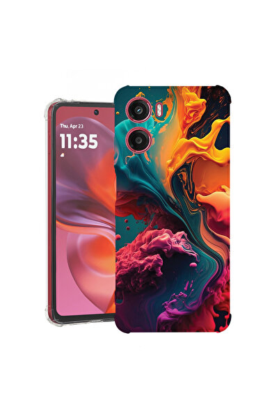 bestcase Carcasă spate antișoc pentru Motorola Moto G05, culori lichide, 1926...