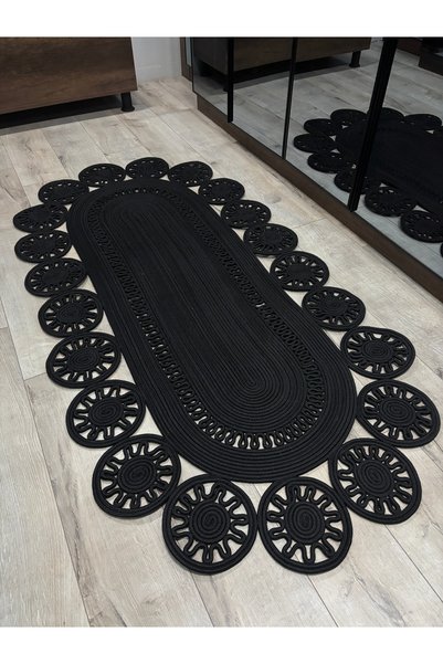 MaVaux Marguerite Özel Tasarım Hasır Jüt Kilim – Koridor, Antre ve Salon Halısı Yolluk