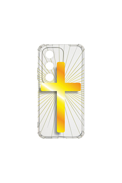 bestcase Carcasă spate antișoc pentru OPPO A80 5G, Golden Cross, AS 1786