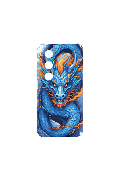 bestcase Carcasă spate antișoc pentru OPPO A80 5G, Blue Dragon, AS 1408