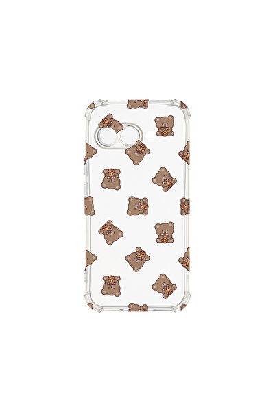bestcase Αντικραδασμική πίσω θήκη για Google Pixel 9a, σχέδιο αρκουδάκι, AS 974