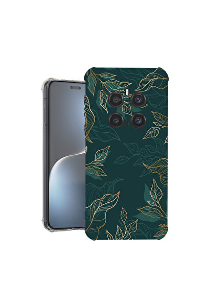 bestcase Αντικραδασμική θήκη πίσω μέρους για Honor Magic7 Pro, πράσινα φτερά,...