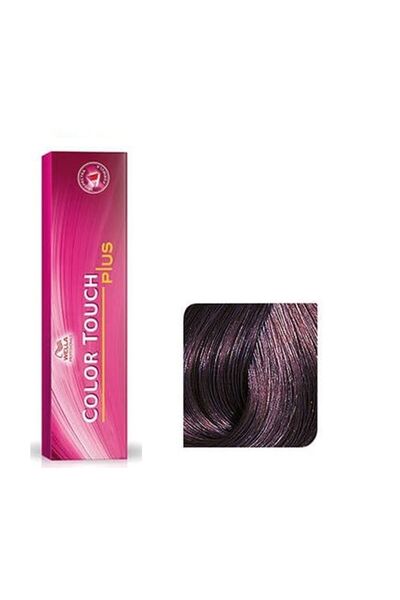 Wella Vopsea de păr 55/06 Demi-Permanentă - Color Touch Plus Șaten Violet Deschis Intens -