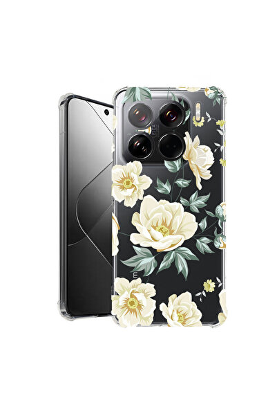 bestcase Carcasă spate antișoc pentru Xiaomi 15 Pro, flori, 1926362 AS 126