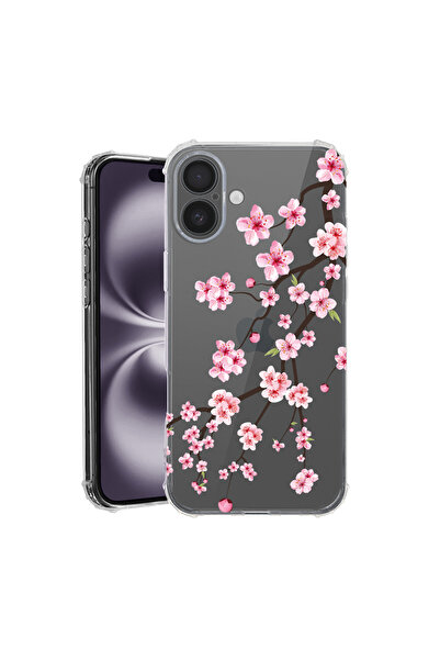 bestcase Αντικραδασμική θήκη πίσω για Apple iPhone 16 Plus, κερασιά Ιαπωνίας,...