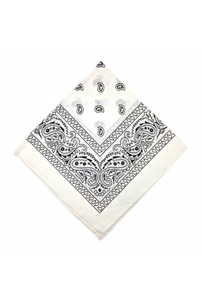 OEM Bandana, cotton scarf, 55x55 cm, white