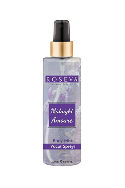 Roseva Midnight Amoure Kadın Vücut Spreyi 200 ml | Body Mist