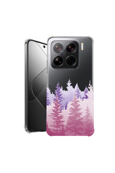 bestcase Carcasă spate antișoc pentru Xiaomi 15, Lumini de dimineață în pădur...