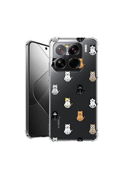 bestcase Carcasă spate antișoc pentru Xiaomi 15 Pro, model pisică, 1926362 AS...