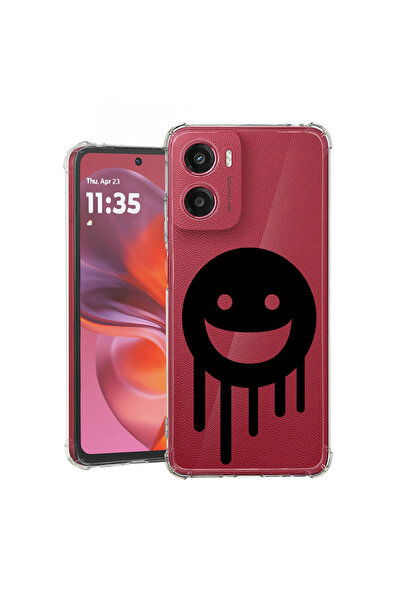 bestcase Carcasă spate antișoc pentru Motorola Moto G05, Smiley, 1926357 AS 1498