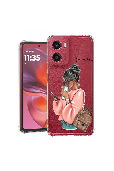 bestcase Carcasă spate antișoc pentru Motorola Moto G05, Shopping Girl, 19263...