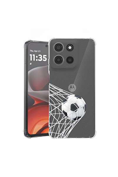 bestcase Carcasă spate antișoc pentru Motorola Moto G15, model fotbal - Goooa...