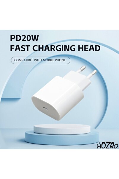 HOZRO Fast Charger HOZRO, 20W Compatible with iPhone 14/13/12/11/Pro/Pro Max, iPad, AirPods – Adapter +