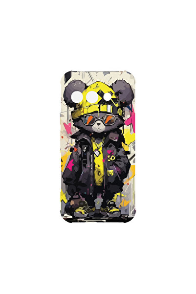 bestcase Carcasă spate antișoc pentru Google Pixel 9a, culori pastelate Teddy...