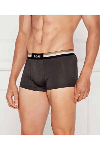 BOSS Erkek Dokuma Kumaş Normal Bel Kısa Paça Düz Model Çok Renkli Boxer 50516542-985