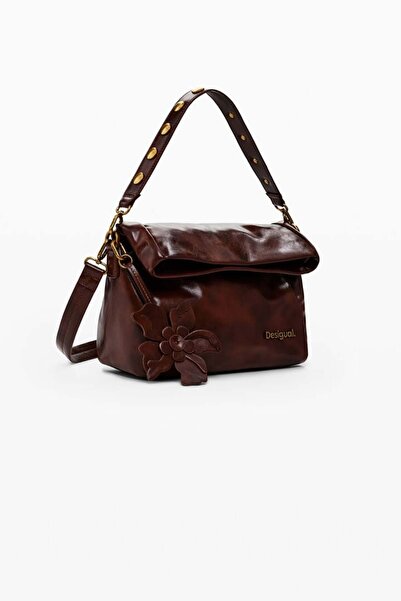 Desigual Medium shiny floral bag