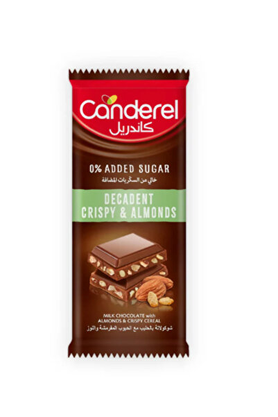 Canderel لوز مقرمش فاخر بالشوكولاتة - 100 غرام × 4