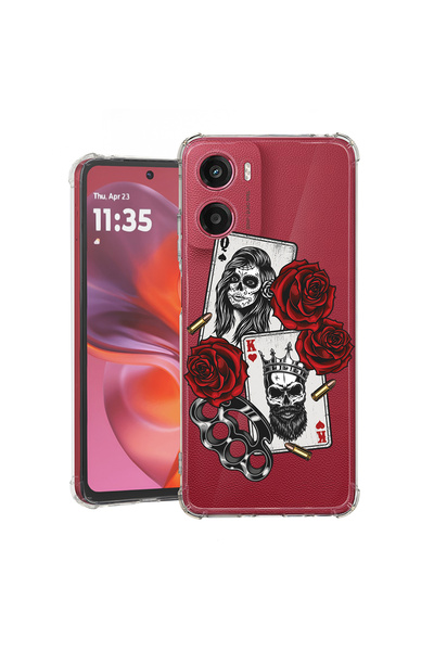 bestcase Αντικραδασμική θήκη πίσω μέρους για Motorola Moto G05, Night Life, 1...