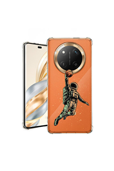 bestcase Carcasă spate antișoc pentru Honor Magic7 Lite, Astronaut Basketball...