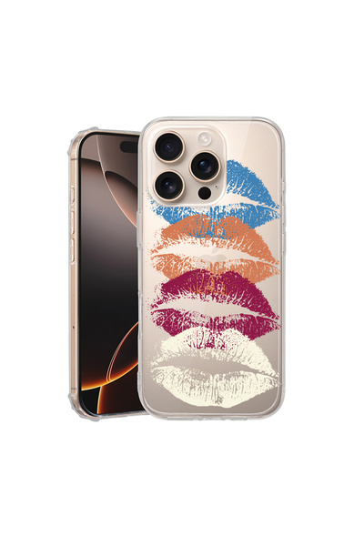 bestcase Carcasă spate antișoc pentru Apple iPhone 16 Pro, Kiss Kiss, AS 1807