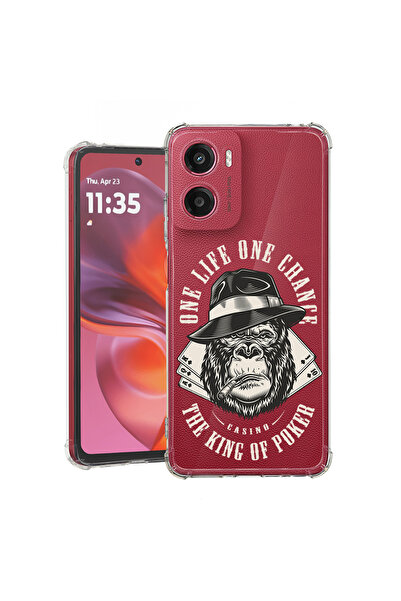 bestcase Carcasă spate antișoc pentru Motorola Moto E15, King Mafia Monkey, 1...
