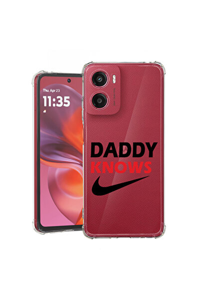 bestcase Carcasă spate antișoc pentru Motorola Moto E15, Daddy Knows, 1988242...
