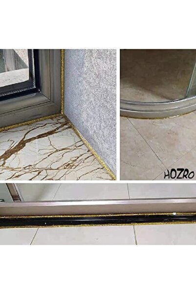 HOZRO Banda Autoadeziva de Etansare Impermeabila HOZRO, Culoare Auriu – Pentru Colturi, Pereti, Imbinari