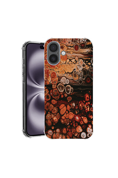 bestcase Carcasă spate antișoc pentru Apple iPhone 16 Plus, model lemn, AS 895