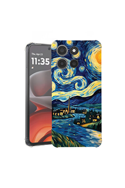 bestcase Carcasă spate antișoc pentru Motorola Moto G75, Starry Night, 194601...