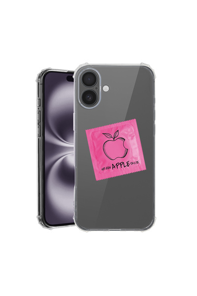 bestcase Αντικραδασμική θήκη πίσω μέρους για Apple iPhone 16 Plus, ροζ γεύση ...