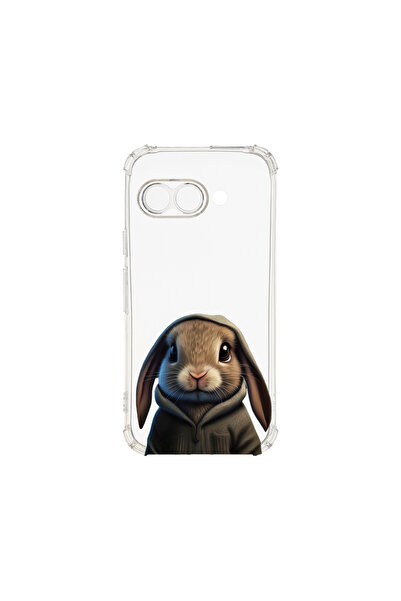 bestcase Carcasă spate antișoc pentru Google Pixel 9a, Sweet Rabbit, AS 1798