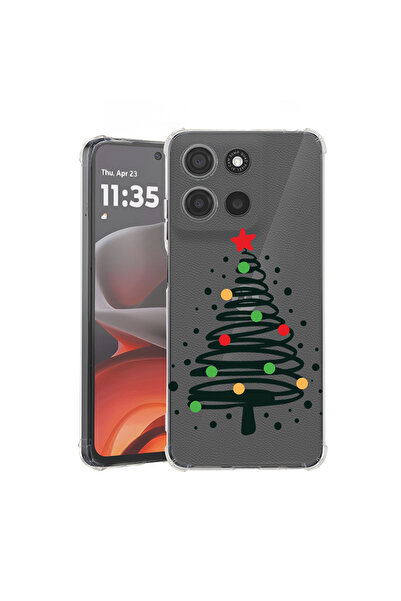 bestcase Carcasă spate antișoc pentru Motorola Moto G75, Brad de Crăciun, 194...