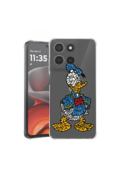 bestcase Carcasă spate antișoc pentru Motorola Moto G15, Calligraphy Donald, ...