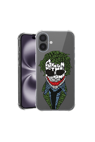 bestcase Αντικραδασμική πίσω θήκη για Apple iPhone 16, Καλλιγραφία Γιατί μιλά...