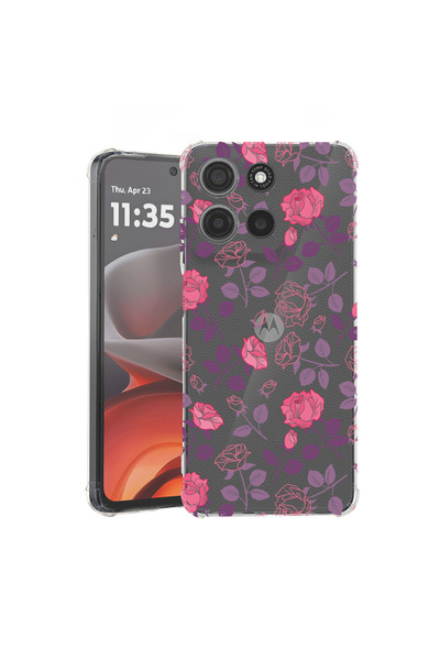bestcase Carcasă spate antișoc pentru Motorola Moto G75, roz, 1946016 AS 168