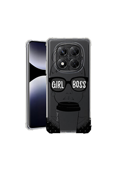 bestcase Carcasă spate antișoc pentru Xiaomi Redmi Note 14 Pro Plus, Girl Bos...