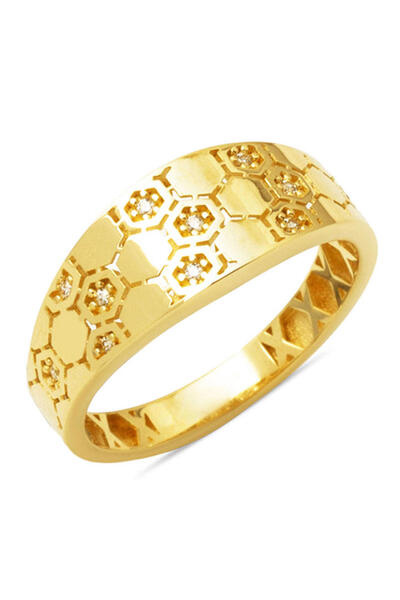 Bilezikci Petek 14 Ayar Altın Yüzük