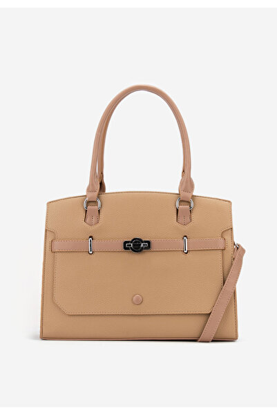 B T Shoes Khaki kancelářská kabelka Sherenna