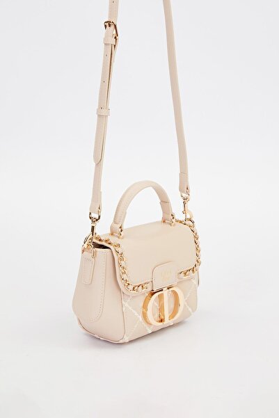 Levidor Τσάντα ώμου με μεταλλική κλειδαριά με ορθογώνιο σχήμα βιζόν