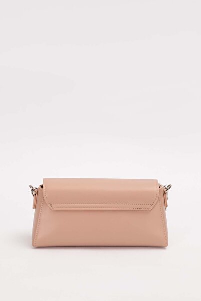 Levidor Pink Logo Buckle Shoulder Bag